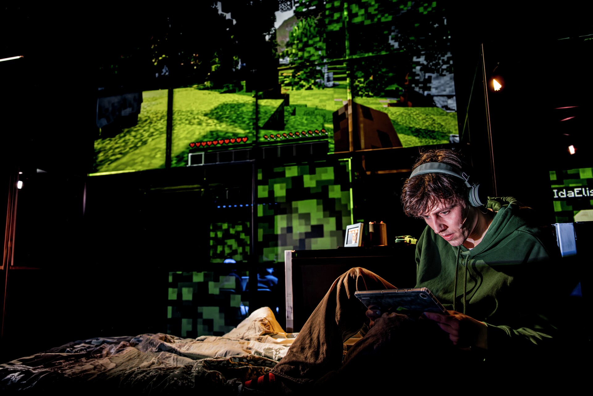 Fra Riksteatrets Det mørke fortet - et Minecraft-eventyr